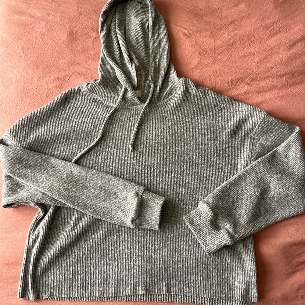 Altar’d State Crop Long Sleeve Hoodie Top